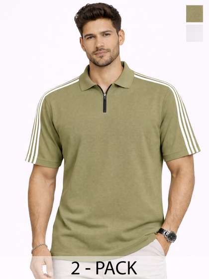 Organic Chics Men Polo Collar T-shirt