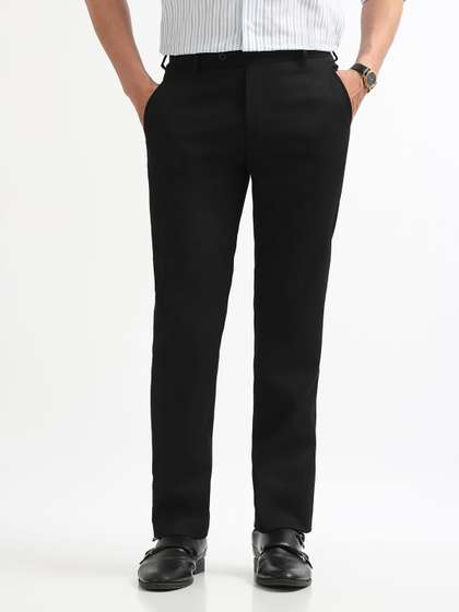 Arrow Men Hudson
                          Tailored Fit Formal Trousers