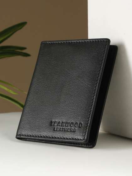 Teakwood Leathers Men
                    Leather Two Fold Wallet