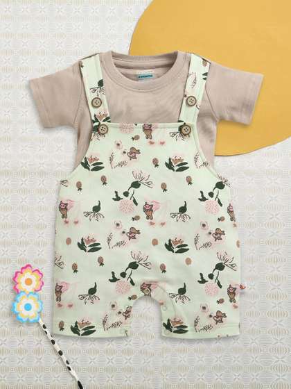 BUMZEE Girls Cotton
                      Rompers