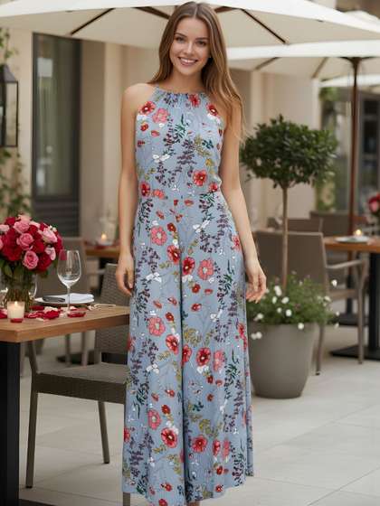 Sera Printed Basic
                          Jumpsuit