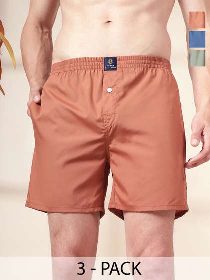 URBAN SCOTTISH Pack
                        Of 2 Pure Cotton Boxers