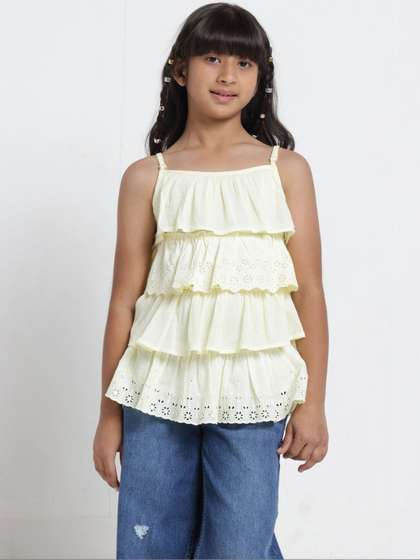 UNDER FOURTEEN ONLY
                    Girls Cotton Tops