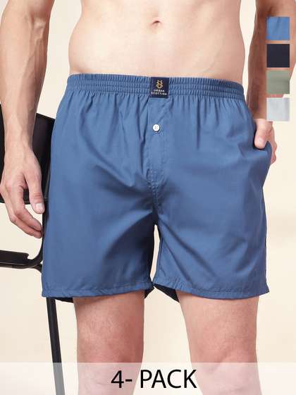 URBAN SCOTTISH Pack
                        Of 2 Pure Cotton Boxers