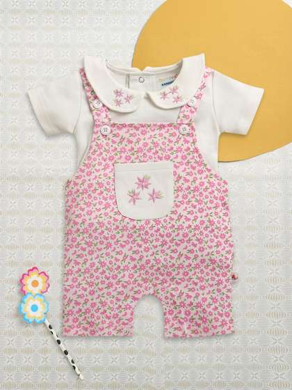 BUMZEE Printed Cotton
                    Rompers