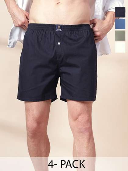 URBAN SCOTTISH Men
                        Pack Of 4 Cotton Boxers