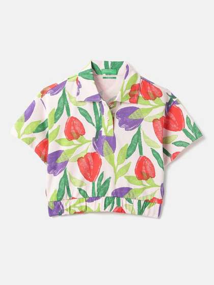 United Colors of
                      Benetton Girls Pure Cotton Tshirts