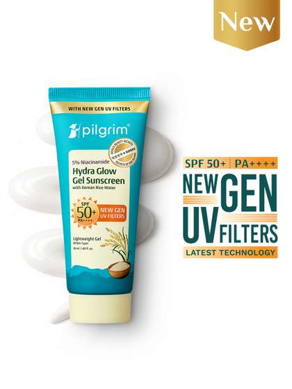 Pilgrim 5%
                        Niacinamide Hydra Glow Gel Sunscreen SPF 50+
                        PA++++ - 50 ml