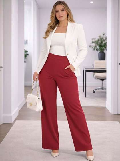 Stylecast X Kotty
                        Women Trendy High Rise Pants