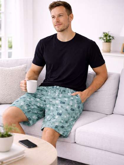 Mast & Harbour
                        Printed Pure Cotton Mid-Rise Boxers
