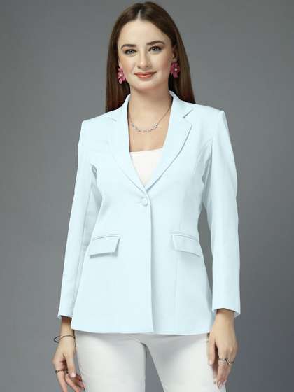 T TRYON ULTIMATE
                          Notched Lapel Single-Breasted Blazers