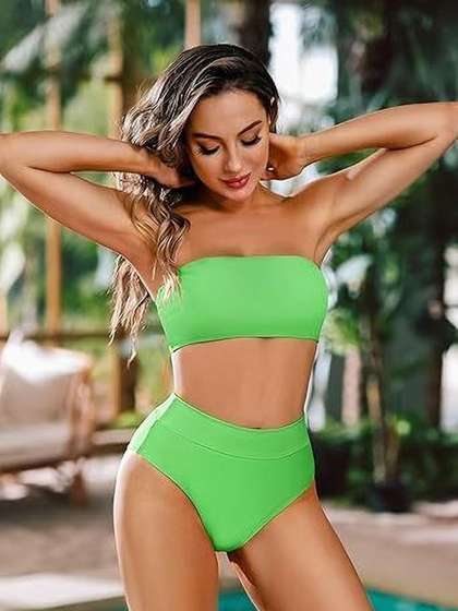 DFI Online Strapless
                        Swim Bikini Set