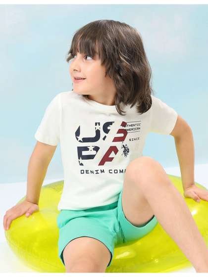 U.S. Polo Assn. Kids
                    Boys Cotton Tshirts