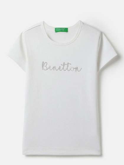 United Colors of
                    Benetton Girls Pure Cotton Tshirts