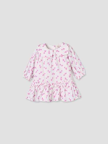 Juniors by Babyshop
                    Floral Print Peter Pan Collar Puff Sleeve A-Line
                    Dress