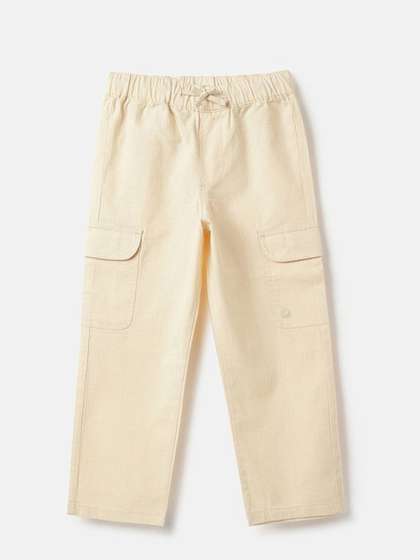 United Colors of
                    Benetton Boys Loose Fit Cargos Trousers