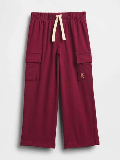GAP Boys Mid Rise
                    Relaxed Fit Cargo Trousers