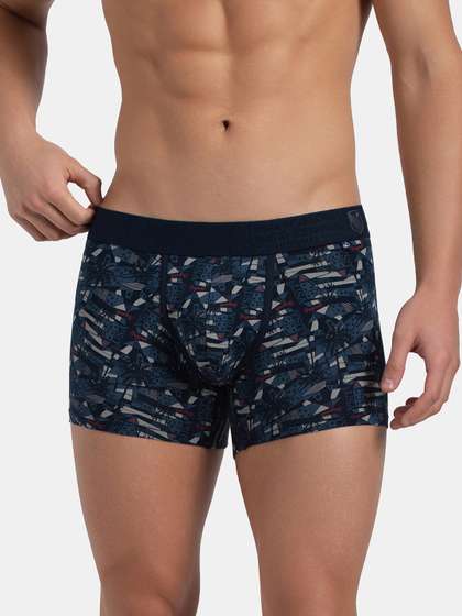 Jockey Super Combed
                        Cotton Stretch Printed Trunk with Ultrasoft
                        Waistband-US63