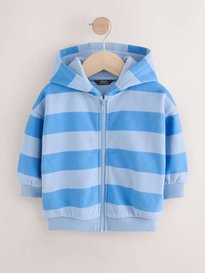 NEXT Boys Striped Hooded
                    Sweatshirt