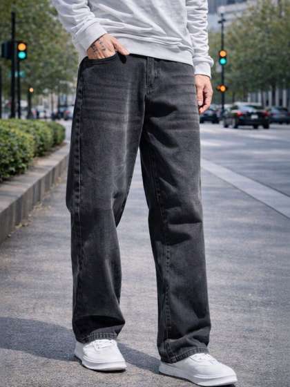 HERE&NOW Men
                        High-Rise Light Fade Stretchable Jeans