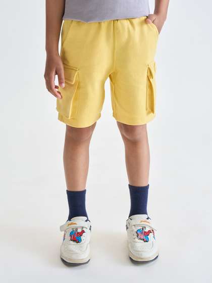 Dotokids Boys Adjustable
                    Waist Cotton Cargo Shorts