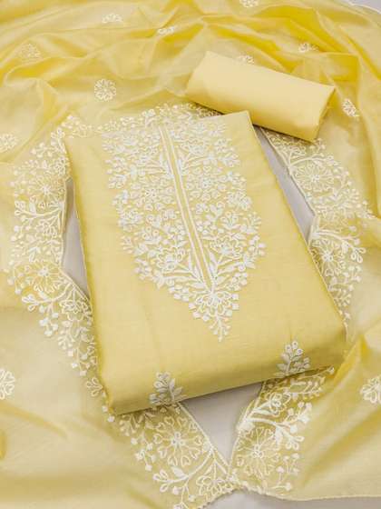 Dhaaga Ghar
                        Embroidered Unstitched Dress Material
