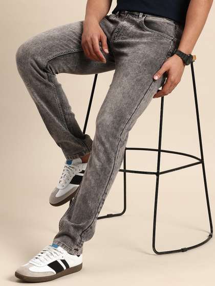 Being Human Men Slim
                        Fit Mid-Rise Heavy Fade Stretchable Jeans