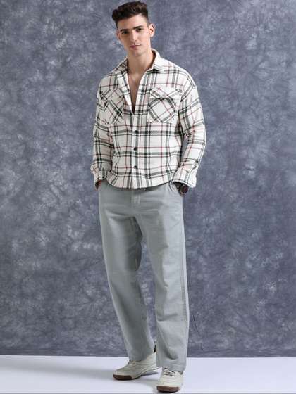 The Roadster
                        Lifestyle Co Men Relaxed Fit Trousers