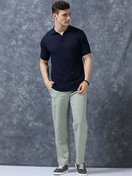 The Roadster
                        Lifestyle Co Men Relaxed Fit Trousers
