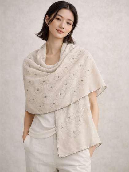 SAHINA DUPATTA
                        Embroidered Dupatta with Thread Work