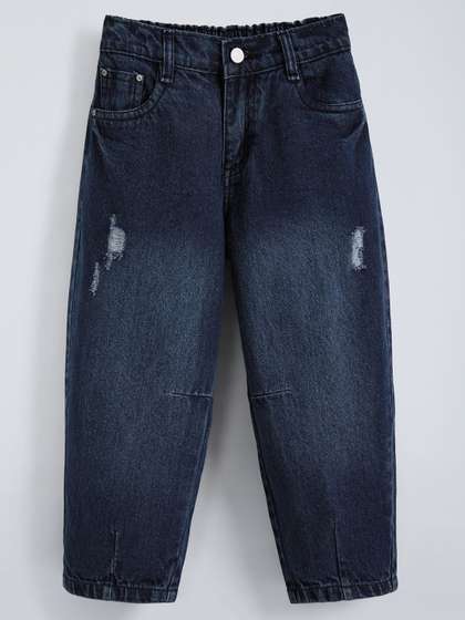 Hopscotch Boys Relaxed
                      Fit High-Rise Mildly Distressed Light Fade
                      Stretchable Jeans