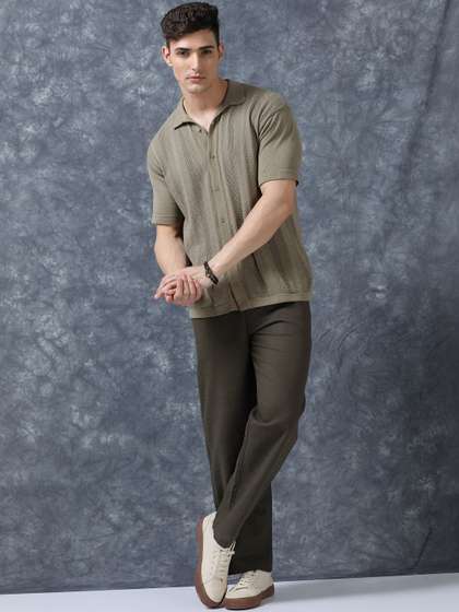 The Roadster
                        Lifestyle Co Men Relaxed Fit Trousers