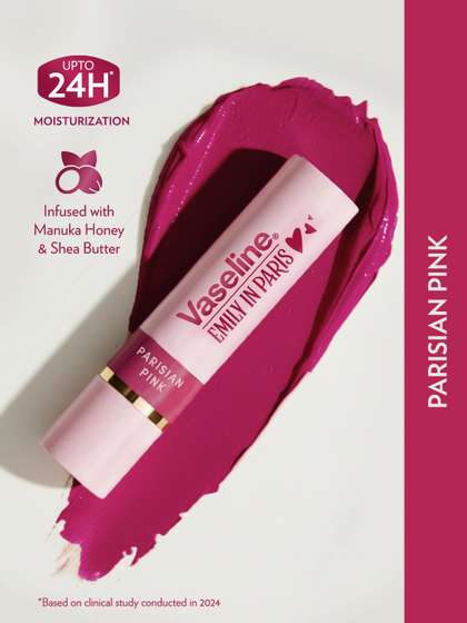 Vaseline Emily in
                        Paris Limited Edition Tinted Lip Balm Stick 3g -
                        Parisian Pink