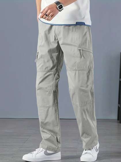 Mast & Harbour
                        Men Relaxed Cargos Trousers