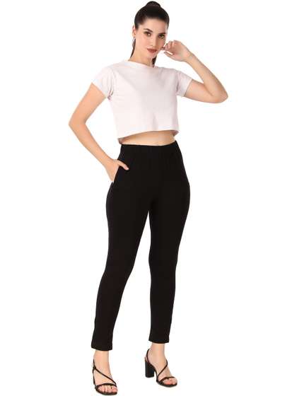 PADMAKSHI Women
                        Solid Ankle Length Leggings