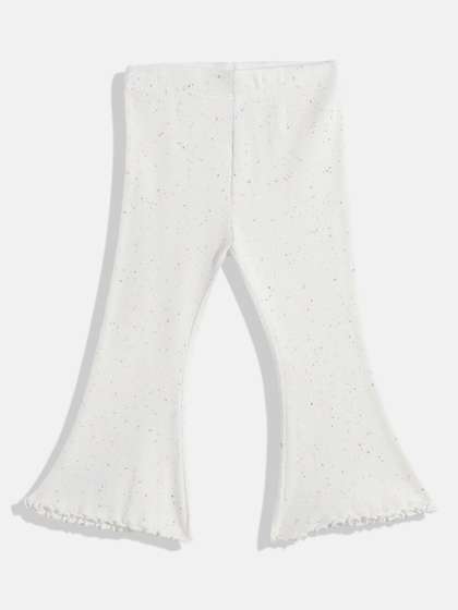 NEXT Girls Textured
                    Bootcut Trousers