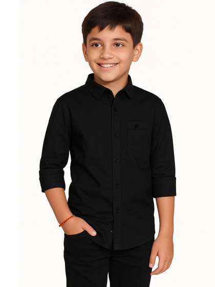 ZAKAR STYLE Boys Slim
                    Fit Casual Shirt