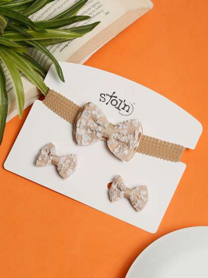 Stoln Girls Set of 3
                    Embellished Hair Accessory Set