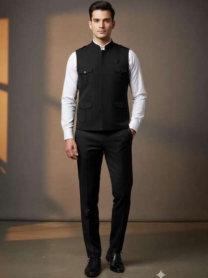 BuaGi Collection
                        Mandarin Collar Nehru Jackets