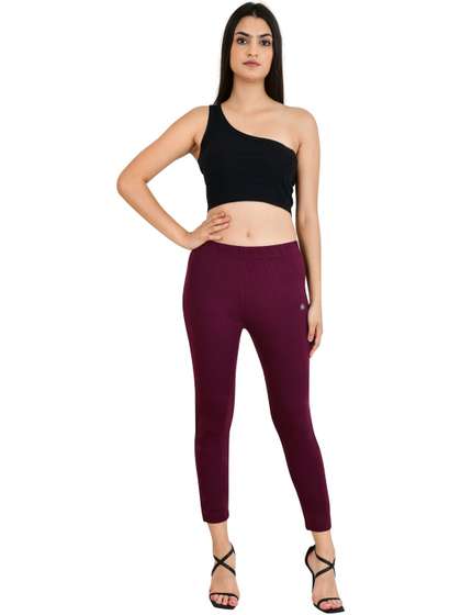 PADMAKSHI Women
                        Solid Ankle Length Leggings