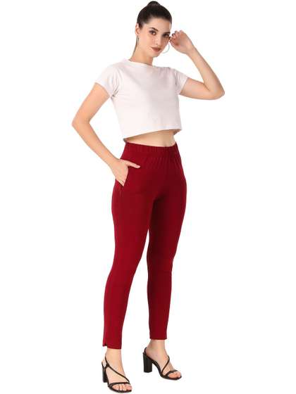 PADMAKSHI Women
                        Solid Ankle Length Leggings