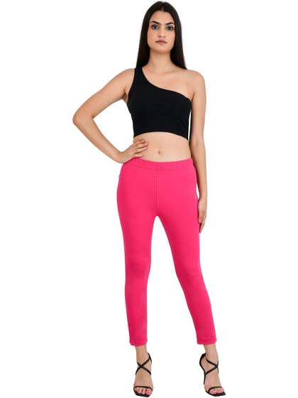 PADMAKSHI Women
                          Solid Ankle Length Leggings