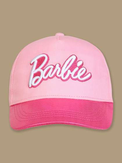 Kids Ville Girls
                      Barbie Printed Cotton Baseball Cap