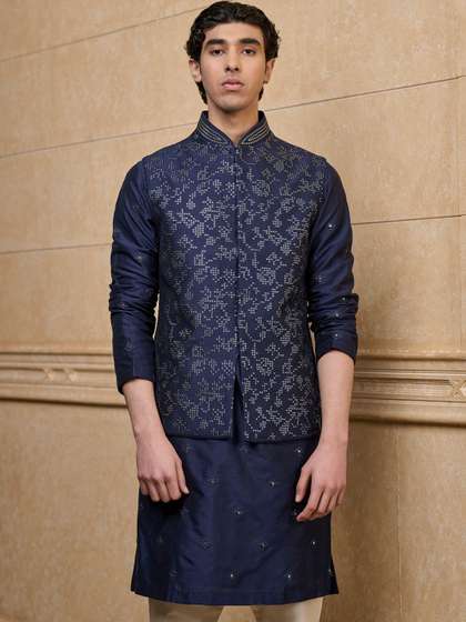 Tasva Embroidered
                        Woven Bundi