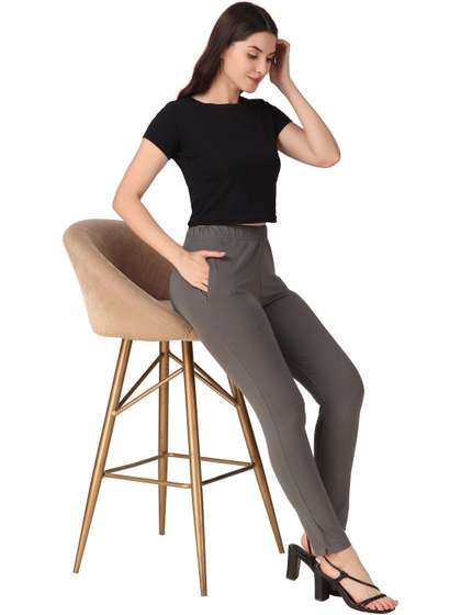 PADMAKSHI Women
                        Solid Ankle Length Leggings