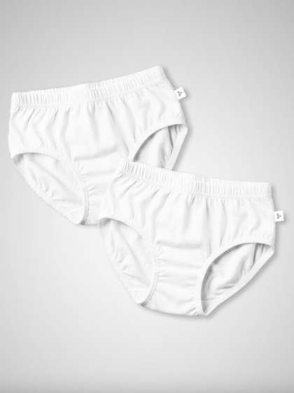 DOODLEBERRY Boys Pack of
                    2 Anti Microbial Cotton Basic Briefs