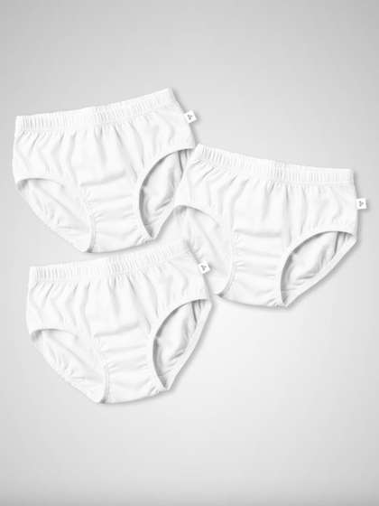 DOODLEBERRY Boys Pack of
                    3 Anti Microbial Cotton Basic Briefs