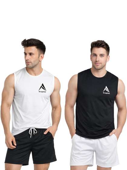 Kroptee Pack of 2
                        Gym Vest