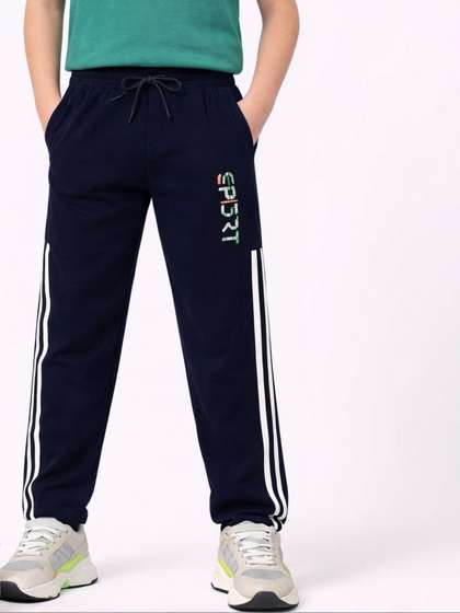 Sportking Boys Regular
                      Fit Brand Logo Training Track Pants