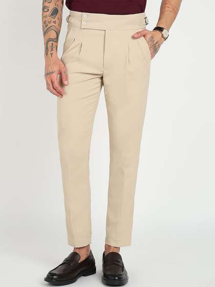 MANCREW Men Original
                        Wrinkle Free Pleated Gurkha Pants